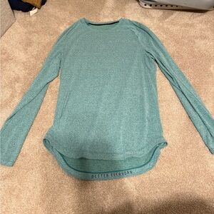 Lululemon men’s Drysense Green Long Sleeve Top